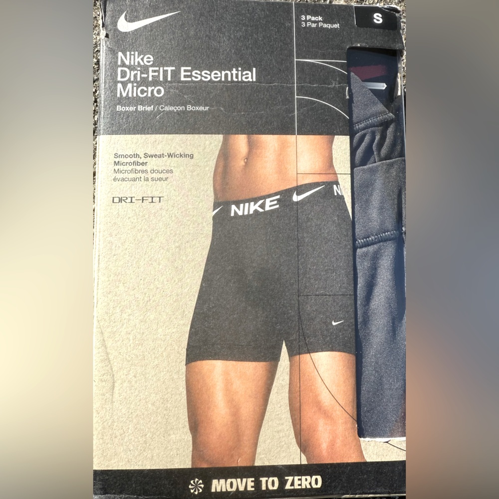 Nike Dri-FIT Essential Micro Boxer Briefs - Black